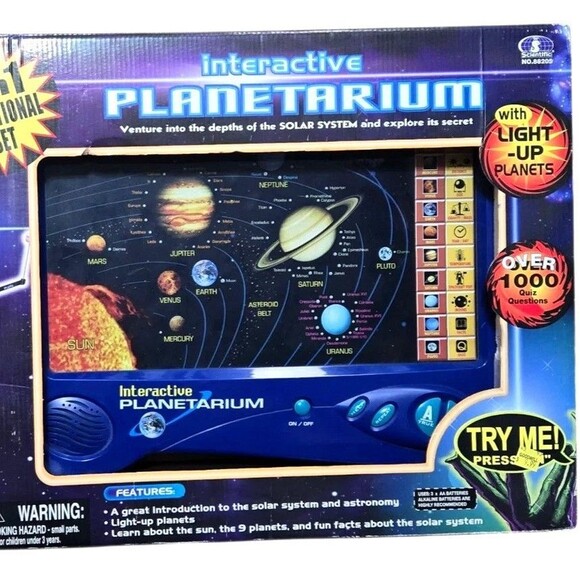 Scientific Toys Interactive Planetarium & 3D Space Gallery 2 In 1 STEM 2002 NEW - Picture 9 of 11